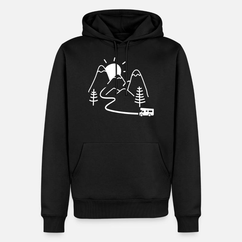 Wohnmobil - Männer Premium Bio Hoodie - Schwarz