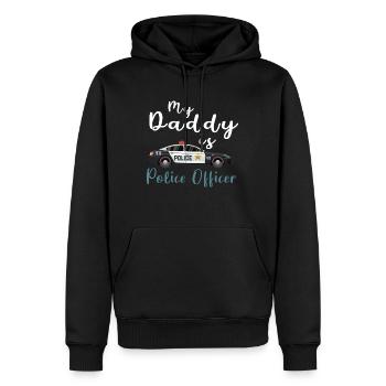 Polizeibeamter - Männer Premium Bio Hoodie - Schwarz - Vorne - Nico (187cm)