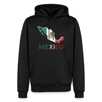 Mexiko - Männer Premium Bio Hoodie - Schwarz - Vorne - Nico (187cm)