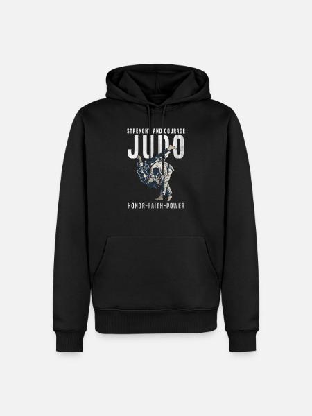 Judo fighter - Men’s Premium Organic Hoodie - black