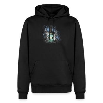 Electric guitar - Men’s Premium Organic Hoodie - black - Front - Nico (187cm)