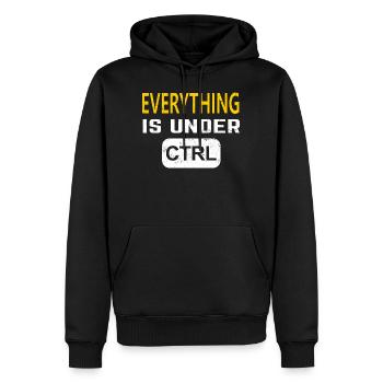 Programmer software developer - Men’s Premium Organic Hoodie - black - Front - Nico (187cm)