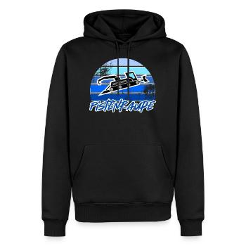 Pistenraupe Geschenk Winter Schnee Vintage - Männer Premium Bio Hoodie - Schwarz - Vorne - Nico (187cm)