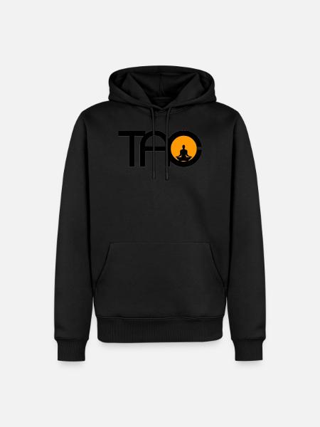 Tao - Sweat à capuche Premium bio Homme - noir