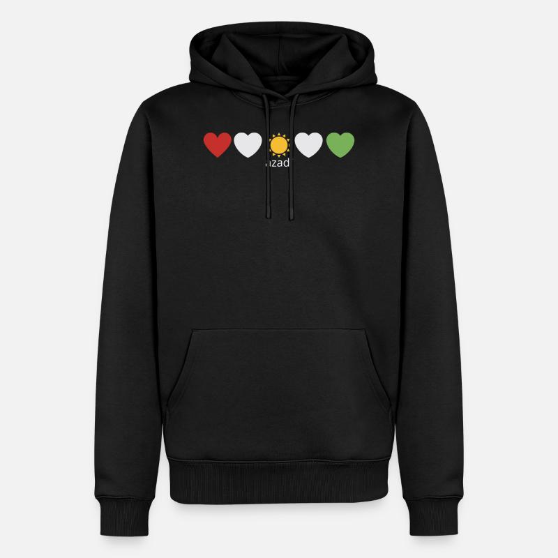Kurdish - Sweat à capuche Premium bio Homme - noir
