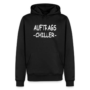 Order chiller - Men’s Premium Organic Hoodie - black - Front - Nico (187cm)