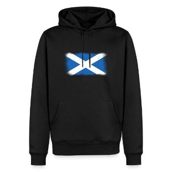 Schottland Schotten Schottische Flagge Schottisch - Männer Premium Bio Hoodie - Schwarz - Vorne - Nico (187cm)