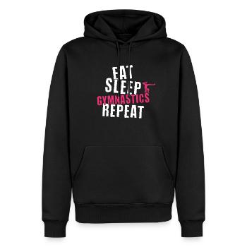 Gymnastics gift idea gymnastics apparatus gymnastics sport - Men’s Premium Organic Hoodie - black - Front - Nico (187cm)
