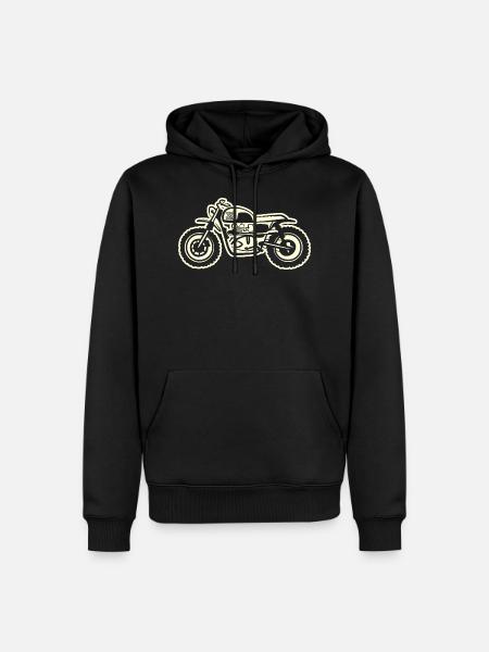 SCRAMBLER - Men’s Premium Organic Hoodie - black