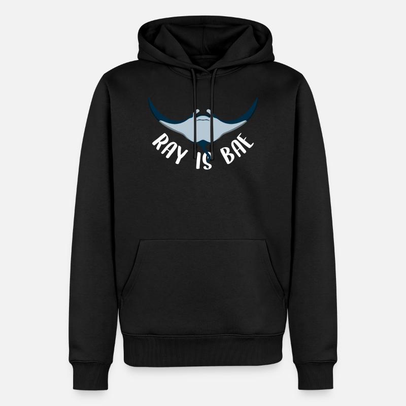 Rae est Bae - Sweat à capuche Premium bio Homme - noir