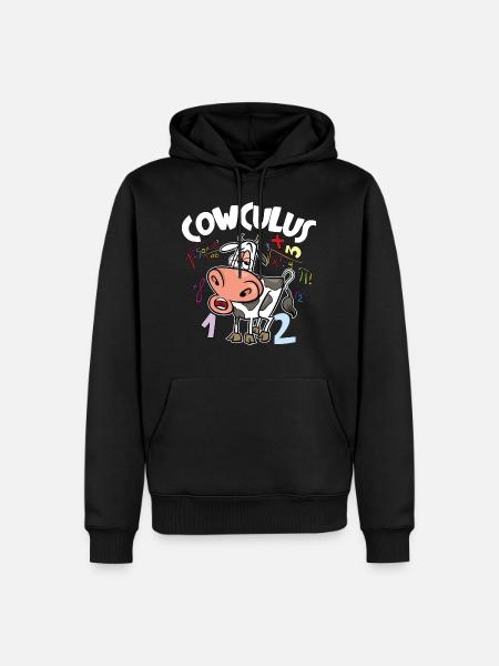 Cowculus - Männer Premium Bio Hoodie - Schwarz