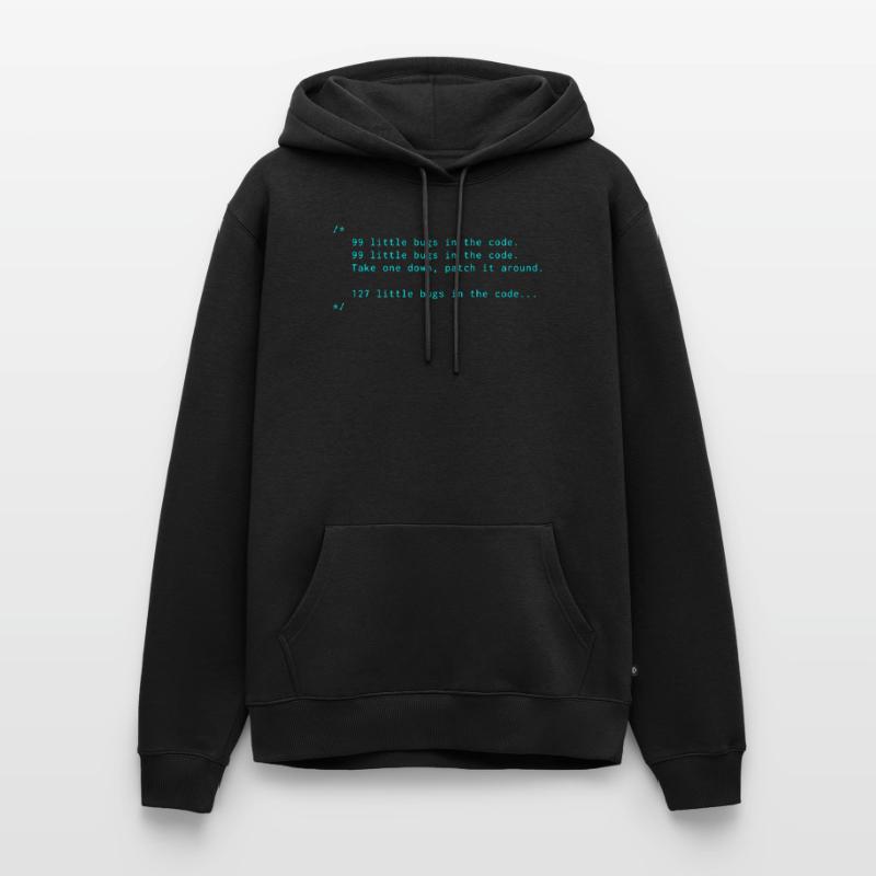 Bugs code Programming Informatic Geschenk Spruch Männer Premium Bio Hoodie