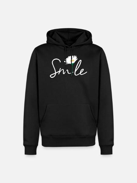 de fleur - Sweat à capuche Premium bio Homme - noir