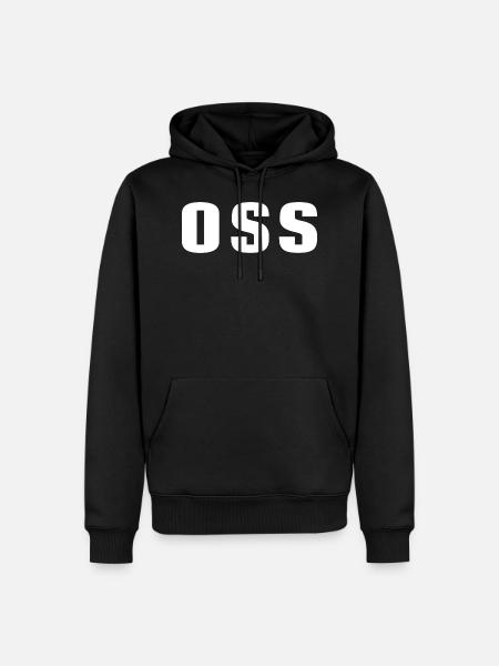 Brazilian Jiu-Jitsu OSS BJJ - Men’s Premium Organic Hoodie - black