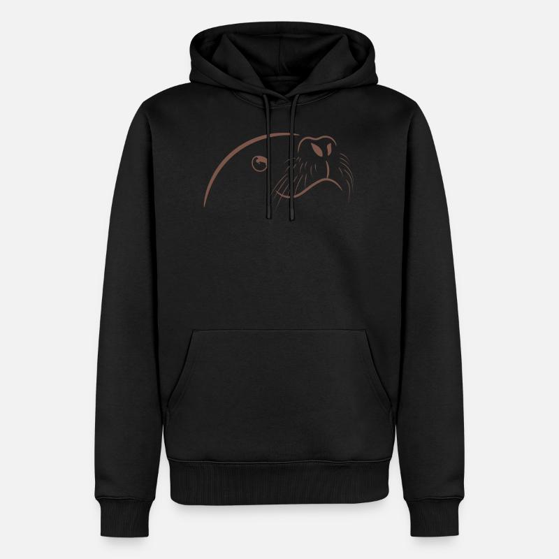 Dichtung Geschenk Spruch - Männer Premium Bio Hoodie - Schwarz