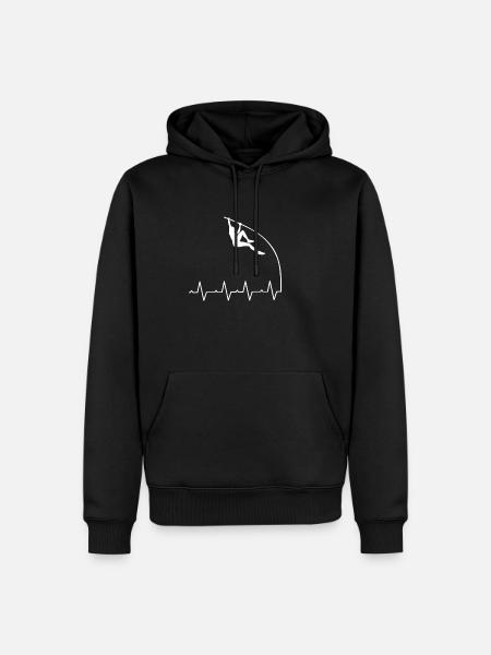 Leichtathletik Stabhochsprung Hochsprung - Männer Premium Bio Hoodie - Schwarz