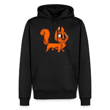 Lustige Katzen 18 - Männer Premium Bio Hoodie - Schwarz - Vorne - Nico (187cm)