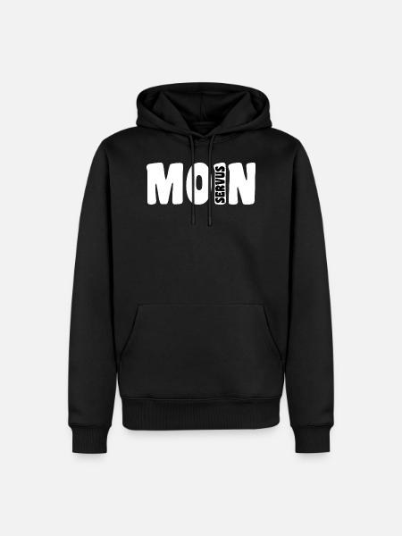 Moin Servus | White - Men’s Premium Organic Hoodie - black