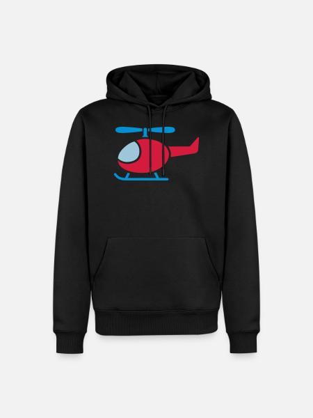 Helicopter Helicopter - Men’s Premium Organic Hoodie - black