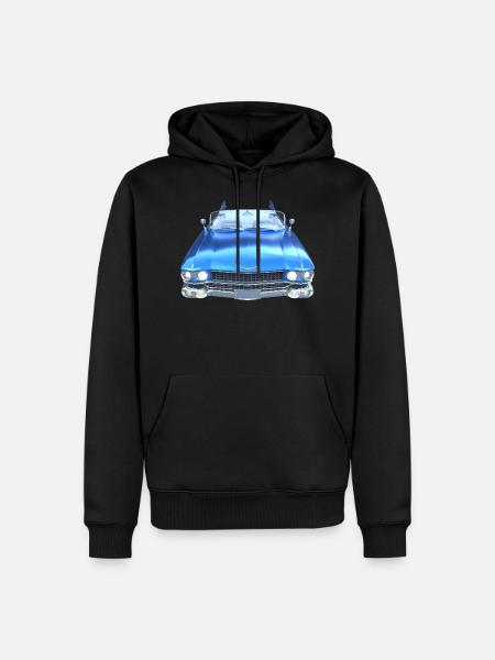 cadillac - Sweat à capuche Premium bio Homme - noir