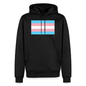 LGBT Transgender - Männer Premium Bio Hoodie - Schwarz - Vorne - Nico (187cm)