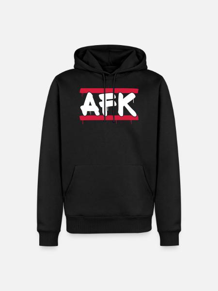 AFK - Men’s Premium Organic Hoodie - black