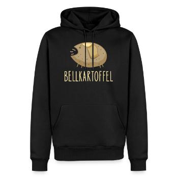 Lustige Kartoffel Rebell - Männer Premium Bio Hoodie - Schwarz - Vorne - Nico (187cm)