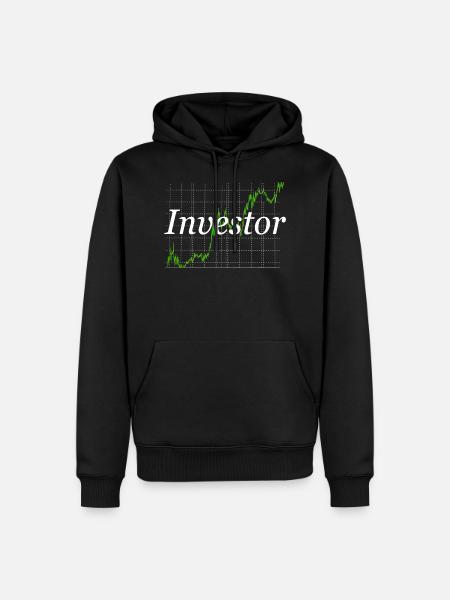Investor - Men’s Premium Organic Hoodie - black