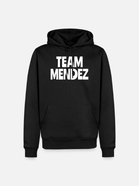 team mendez - Sweat à capuche Premium bio Homme - noir