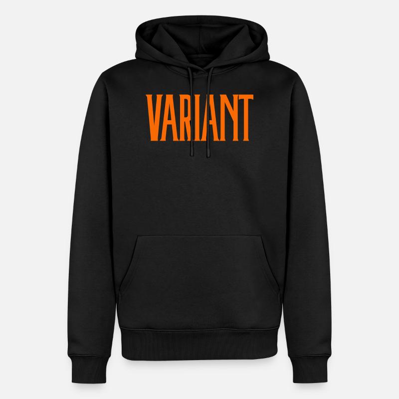 Variante - Männer Premium Bio Hoodie - Schwarz