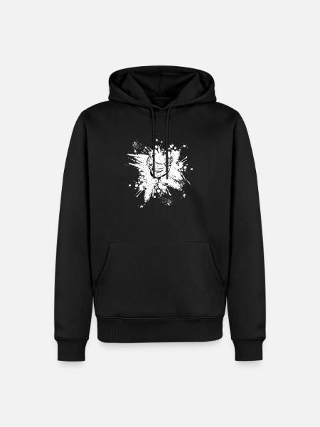 Huhn Hühner Küken Hühnerstall Hühnern Landwirt - Männer Premium Bio Hoodie - Schwarz