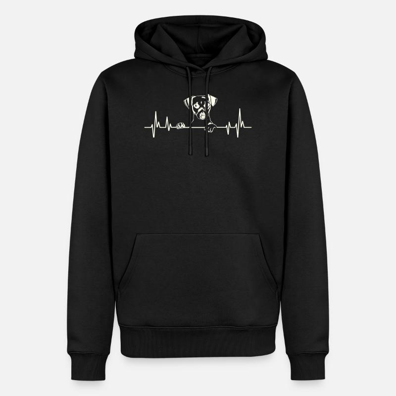 Jack Russell Terrier - Sweat à capuche Premium bio Homme - noir