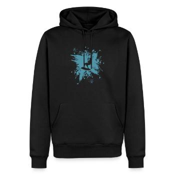 Kitesurf Kitesurf Kiten - Sweat à capuche Premium bio Homme - noir - Devant - Nico (187cm)