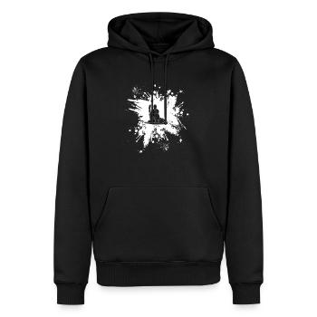 Physiotherapeut Physiotherapie Krankengymnastik - Männer Premium Bio Hoodie - Schwarz - Vorne - Nico (187cm)