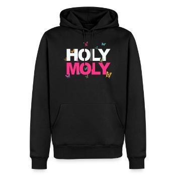 Drôle de sort - Holy Moly pour hommes et femmes - Sweat à capuche Premium bio Homme - noir - Devant - Nico (187cm)
