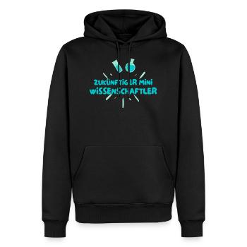 Zukünftiger Wissenschaftler - Männer Premium Bio Hoodie - Schwarz - Vorne - Nico (187cm)