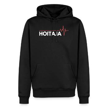 Krankenschwester - eine Krankenschwester - Männer Premium Bio Hoodie - Schwarz - Vorne - Nico (187cm)