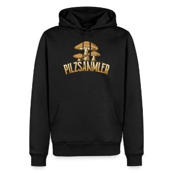 Pilze Pilzsammler Waldpilze Geschenk - Männer Premium Bio Hoodie - Schwarz - Vorne - Nico (187cm)