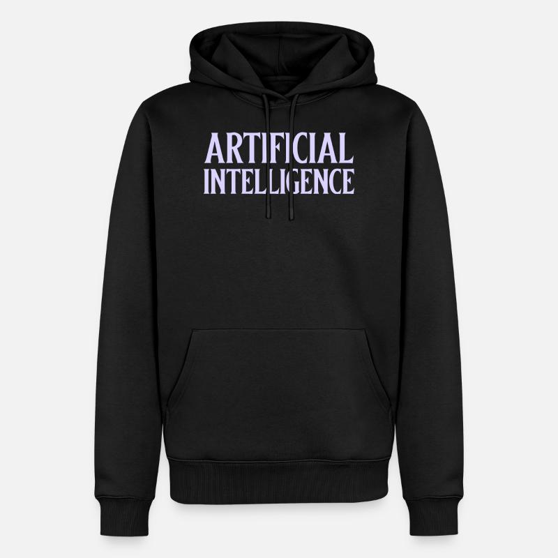 Intelligence artificielle - Sweat à capuche Premium bio Homme - noir