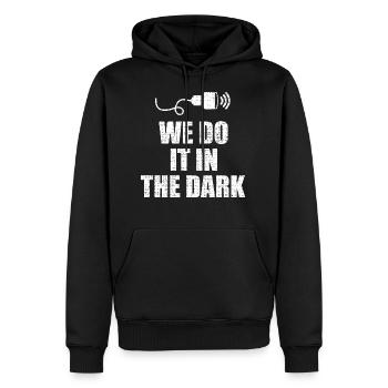 Ultraschall Techniker Sonograph Sonographie - Männer Premium Bio Hoodie - Schwarz - Vorne - Nico (187cm)