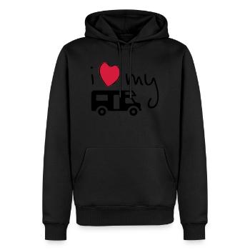 i love my camper. I love my RV. Vacation - Men’s Premium Organic Hoodie - black - Front - Nico (187cm)