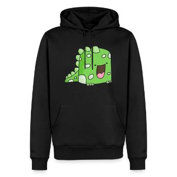 Shibby monster 1 - Männer Premium Bio Hoodie - Schwarz - Vorne - Nico (187cm)