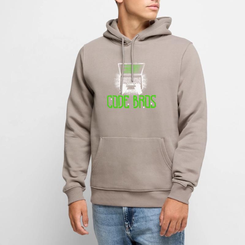 Programmierer Coder Software Entwickler Männer Premium Bio Hoodie