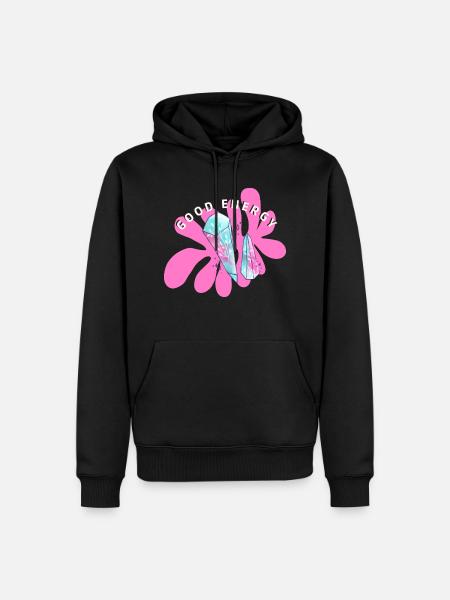 Good energy - Männer Premium Bio Hoodie - Schwarz