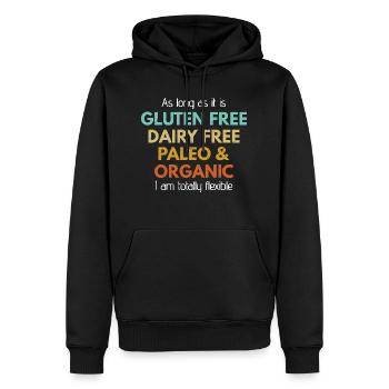 Allergic To Mornings And Most Foods Humor - Men’s Premium Organic Hoodie - black - Front - Nico (187cm)