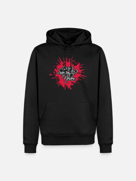 me sarcastic never quote - Men’s Premium Organic Hoodie - black