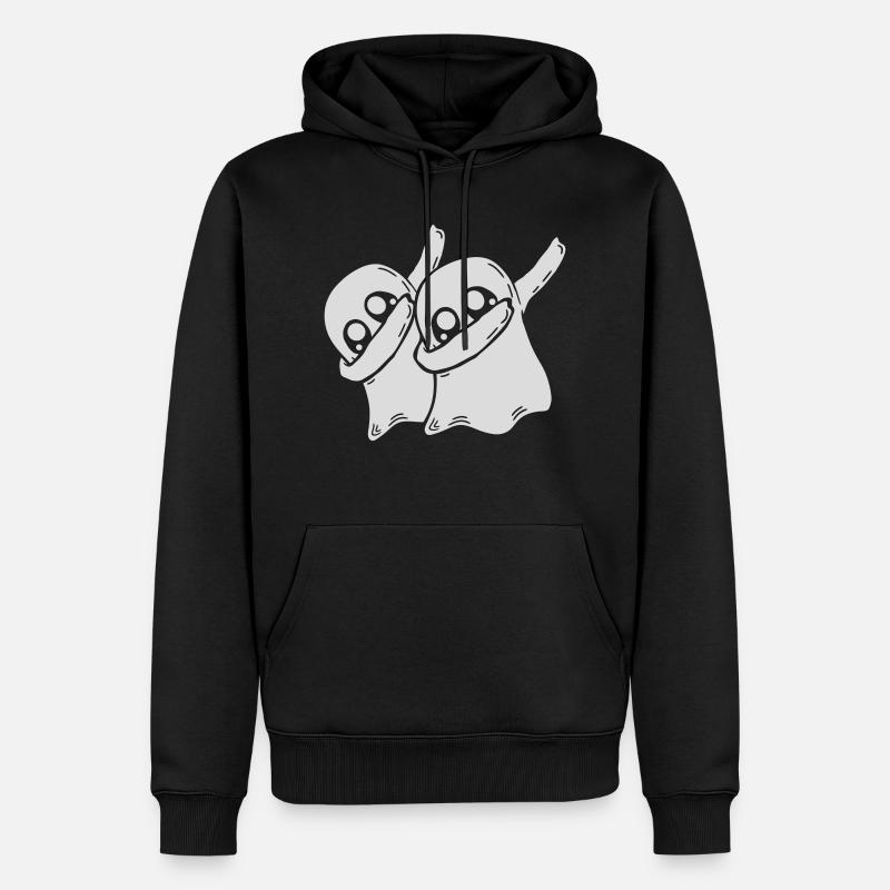 Friends Team Dabbing Ghosts - Sweat à capuche Premium bio Homme - noir