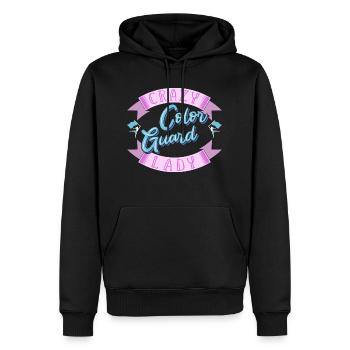 Color Guard - Männer Premium Bio Hoodie - Schwarz - Vorne - Nico (187cm)