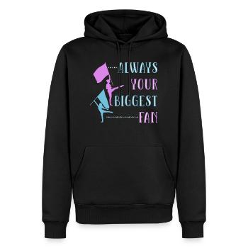 Color Guard - Men’s Premium Organic Hoodie - black - Front - Nico (187cm)