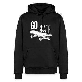 Skateboard SUP Surfing - Men’s Premium Organic Hoodie - black - Front - Nico (187cm)
